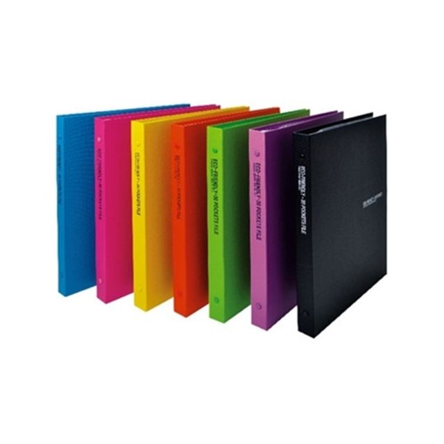 화사한 색상 홍보제안용 3공 포켓클리어화일북 A4-30P(제작 로고 인쇄 홍보 기념품 판촉물)