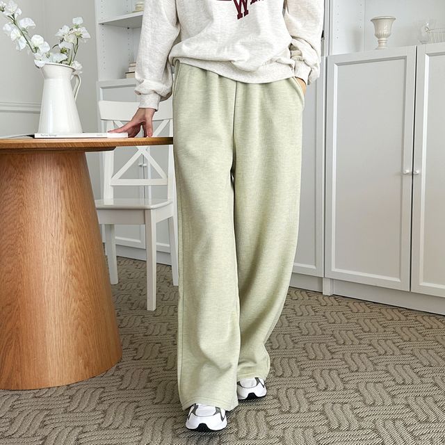 로디스 여자 기모 와이드 팬츠 SD-231002