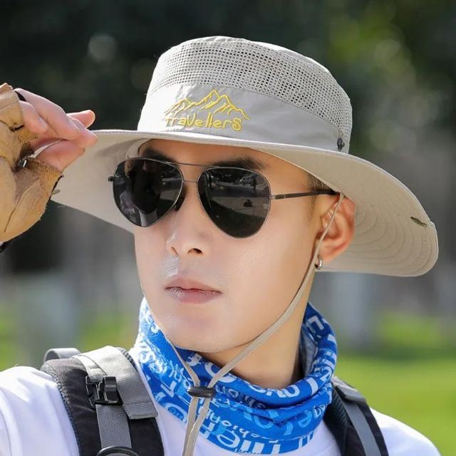 아웃도어 매쉬 벙거지 모자 캠핑모자 자외선차단