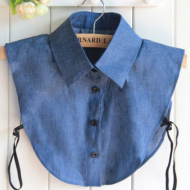 다크블루 베이직 페이크 카라 OSM-1006447