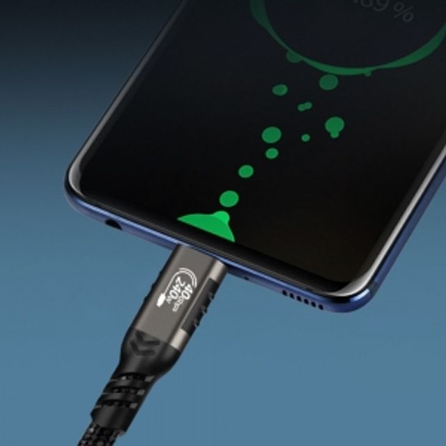 USB4.0썬더볼트지원고속충전케이블(C타입)(1M)