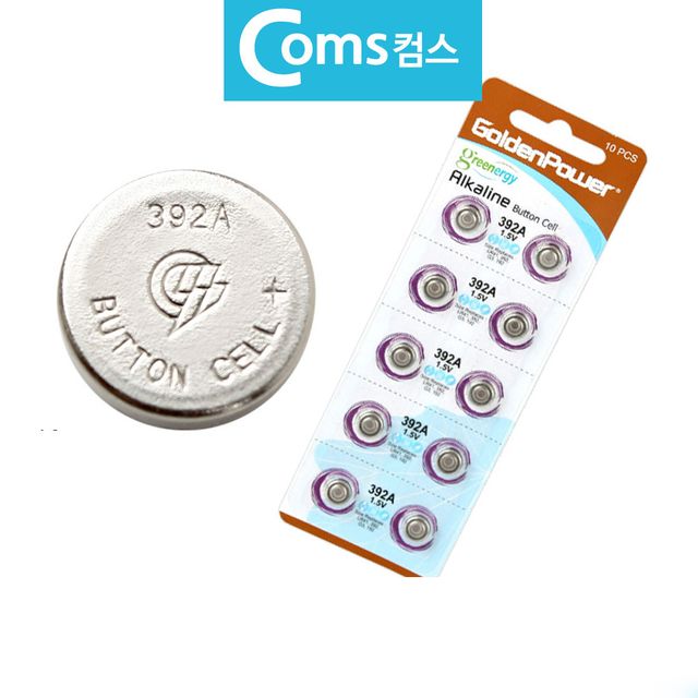 GP 버튼건전지 LR41 리튬 코인배터리 1.5V 10알