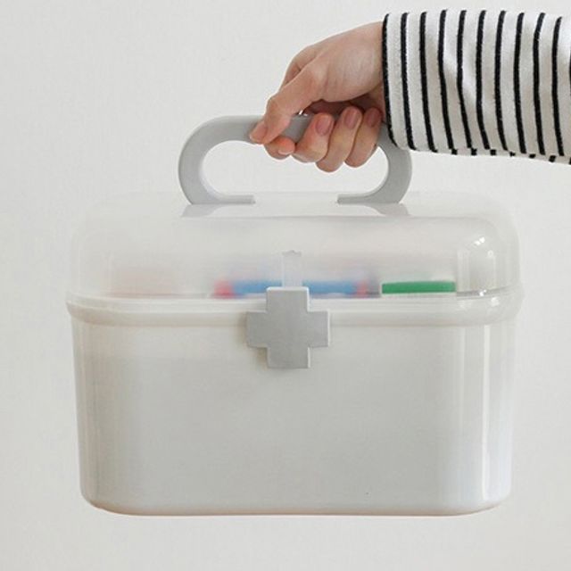 키밍 다용도 플라스틱 구급함 보관함