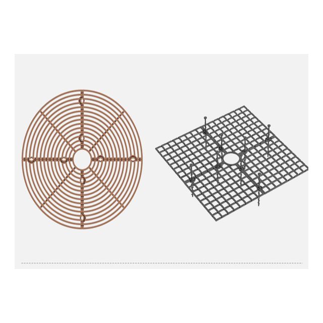 화분덮개 흙지킴이 커버 가리개 훍 보호 원형 소형