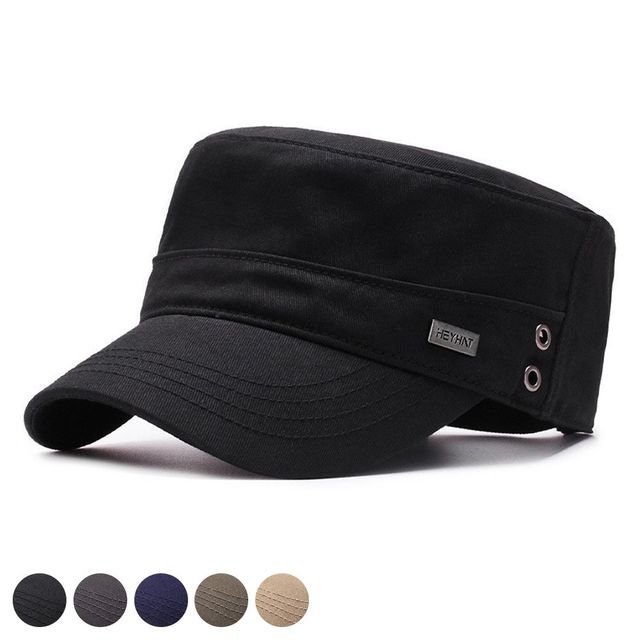 베이직 스타일 영문 장식 패션 군모 URD-235