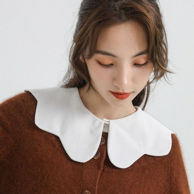 물결 라인 레이어드 페이크 카라 OSM-1006581