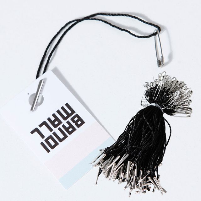 옷핀 구리핀 택끈 라벨끈 택고리 블랙끈 실버핀