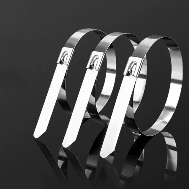 스텐 케이블타이 스틸 타이 금속 100P 4.6x350mm