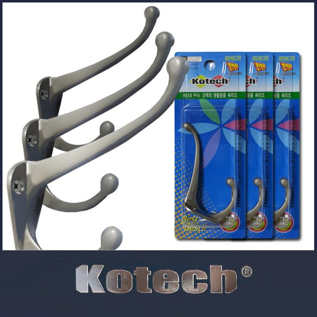 고급 백조 행거 2구 후크행거 옷걸이 3개 행