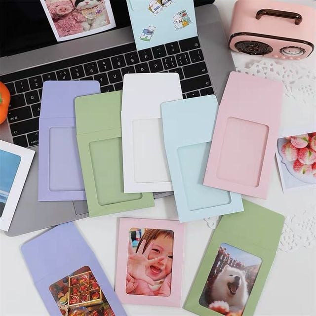 투명 포카 종이봉투 50p 보관 케이스 DIY 포장재 액자