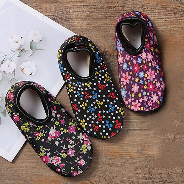 꽃무늬 기모 논슬립 실내덧신 LM-1004020