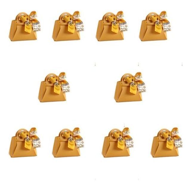 미니 선물 포장 박스 10개입 고급 PU 구디백 답례품