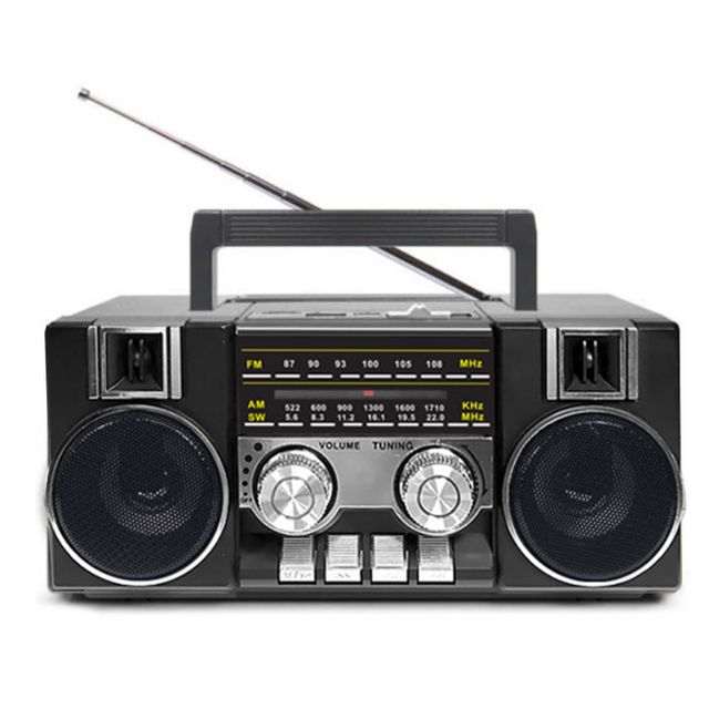 코비55B 블랙 블루투스 MP3 휴대용 라디오 스피커 레트로타입 빈티지 클래식