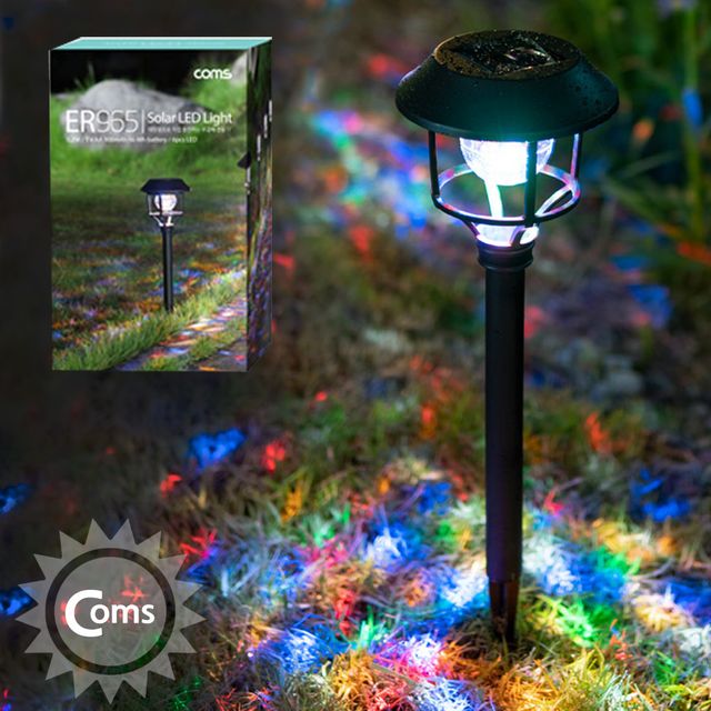 태양광 정원램프 6칼라 오색등 LED 가든램프 조명등