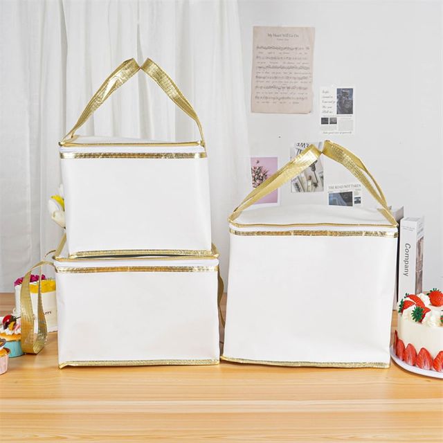 배달용 보냉 가방 세트 손잡이 포장 봉투 파우치