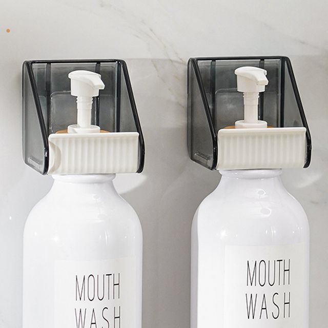 장만A839 바디워시 샴푸 벽걸이홀더 2개 용기거치대 욕실용품걸이