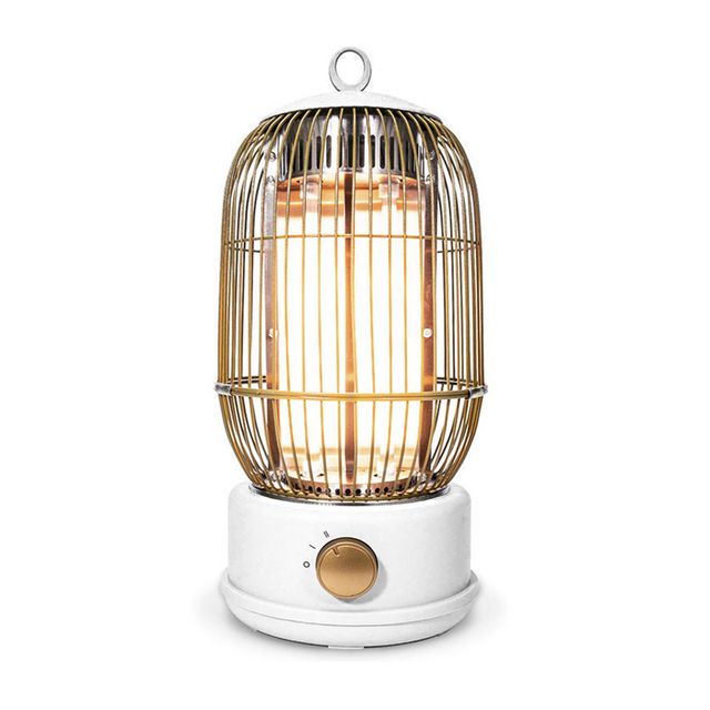 짐머만7043 뉴트로 랜턴형 소형 전기히터 캠핑난로