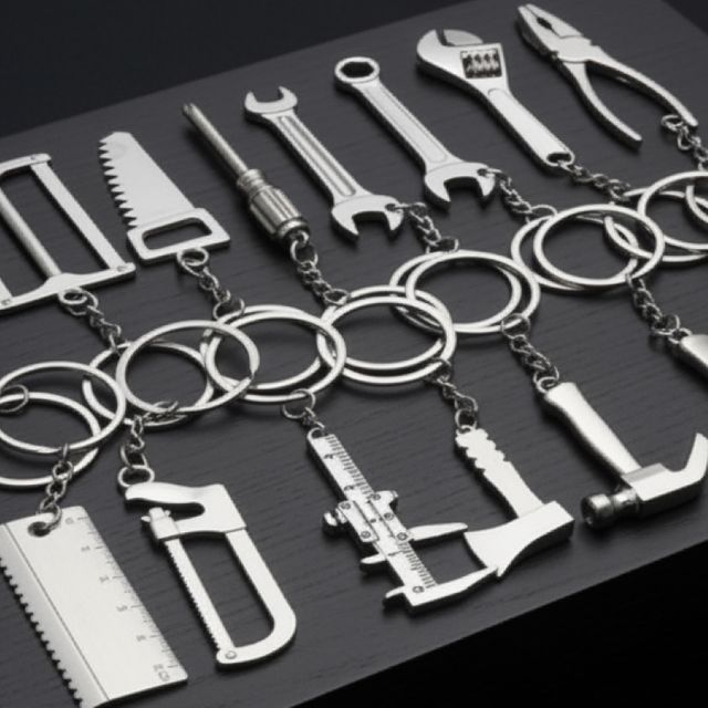 공구 멀티툴 몽키 스패너 망치 미니 키링 열쇠고리