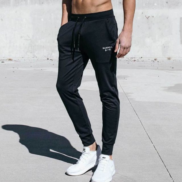 남성 BARBELL 트레이닝 바지 머슬핏 슬림핏 운동복