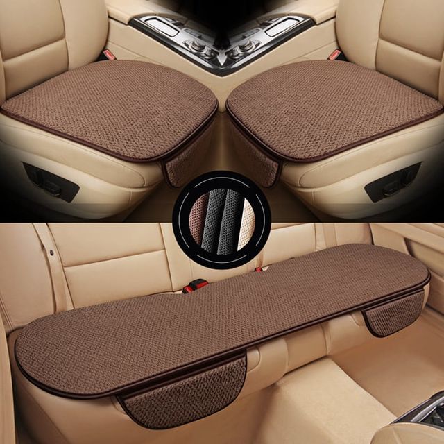 자동차 겨울방석 매트 시트 3P세트 패드 차량용품