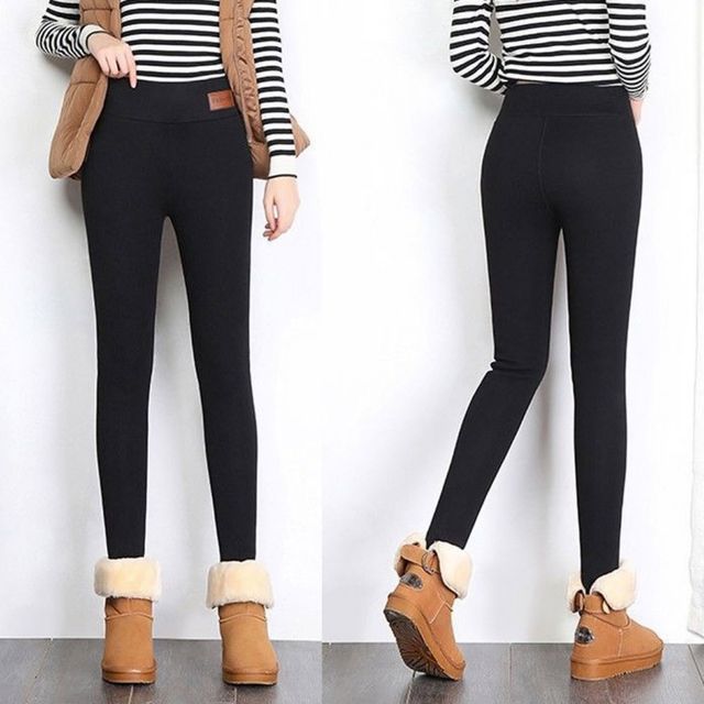 라벨 패치 기모 레깅스 URD_121