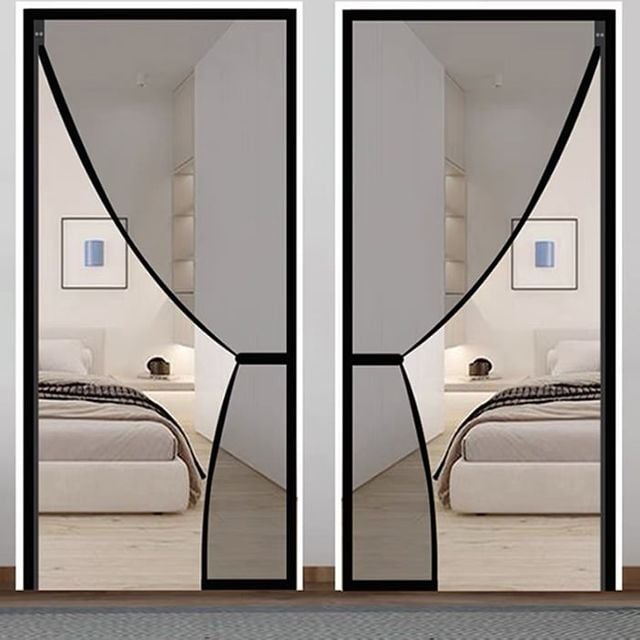 자석 현관문 방충망 옆트임 출입문 90x210 100x210cm