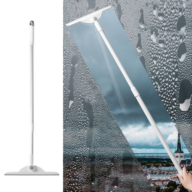 장만A854 확장형 유리닦이 스퀴지 유리닦개 헤드회전 거울청소기