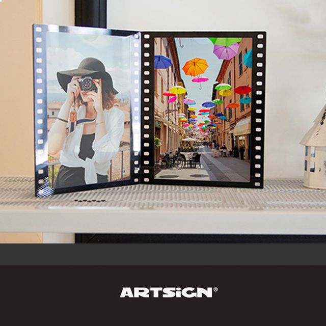 2면 필름모양 쇼케이스 프레임 액자