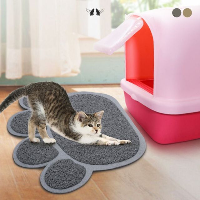 고양이 모래 발판 화장실 매트 방수 탈부착 가능