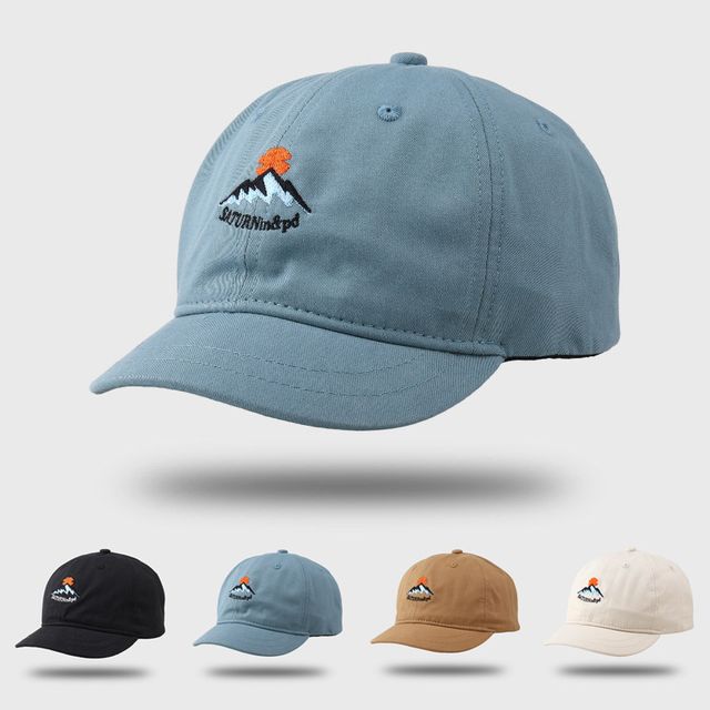 마운틴자수 숏챙 볼캡 ELM-192