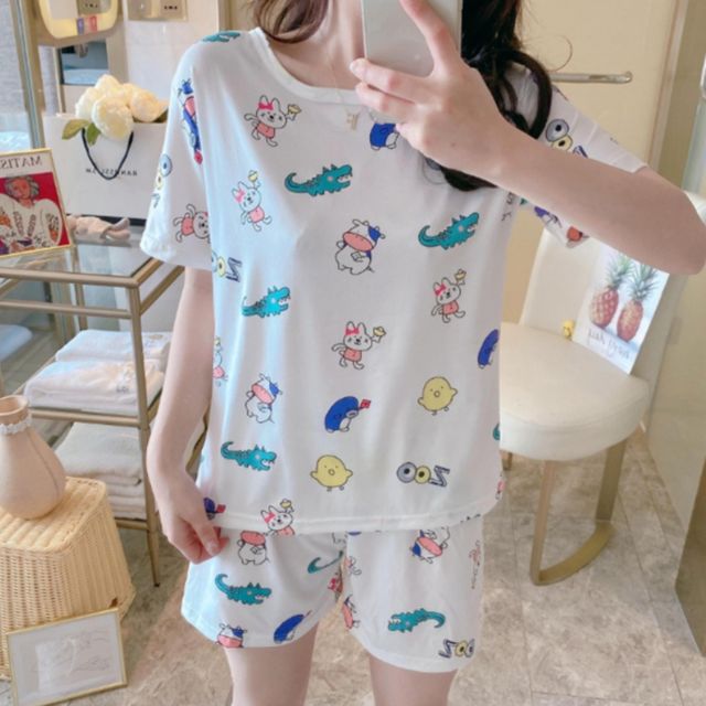 캐릭터 반팔+반바지 홈웨어 세트 JSC-d0161