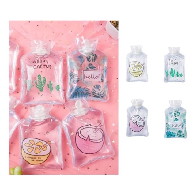 휴대용 미니 보온 물주머니 3p 투명 물주입 겨울