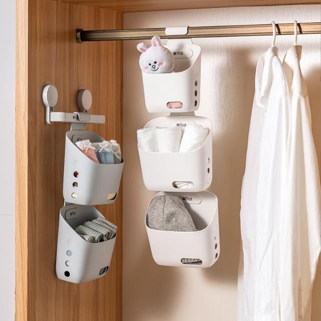 욕실수납 물빠짐 벽걸이형 소품 정리함 바스켓 대형