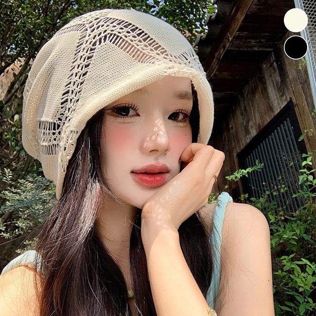 다이아 얇은 펀칭 니트 EL-1007163