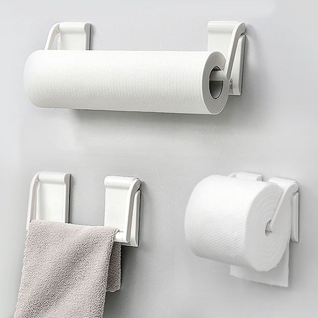 장만A708 양쪽 분리형 자석 휴지 걸이홀더 키친타올 수건 호일 비닐랩 돌돌이 수건걸이