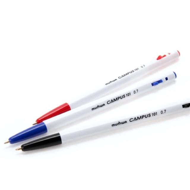 문화연필 캠퍼스101 볼펜 낱개 0.7mm(제작 로고 인쇄 홍보 기념품 판촉물)