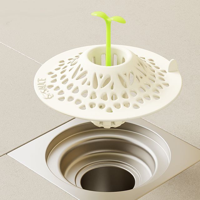 장만A807 새싹 실리콘 배수구캡 거름망 욕실 세면대 하수구 덮개