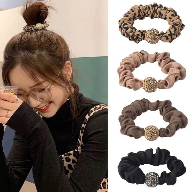 큐빅볼 헤어끈 4P세트 ELH-033