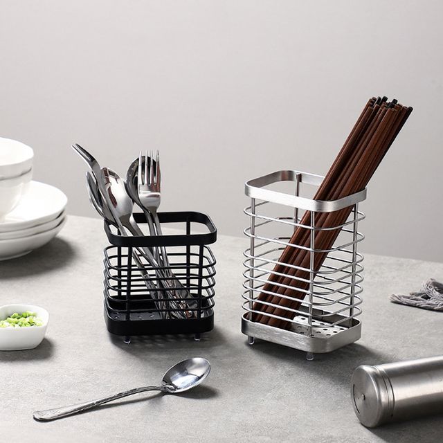 주방 수납 수저통 홀더 가정용 젓가락 정리 대형