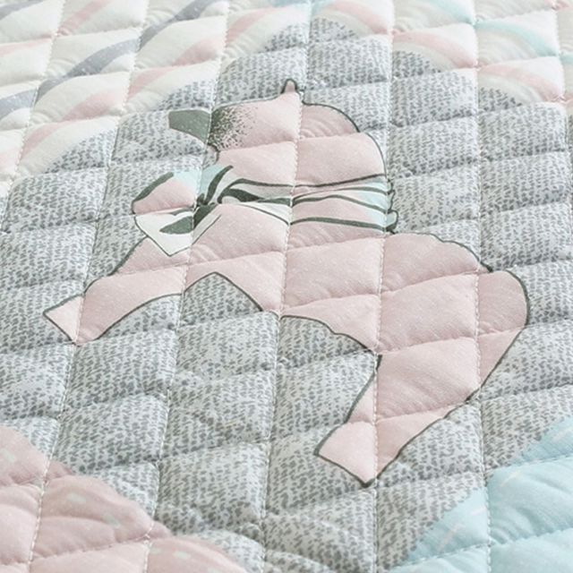 순면 논슬립 이불 패드 거실 침실 면 카페트 세트