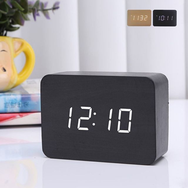 키밍 우드 시계 엔틱 알람 탁상시계 인테리어 소품