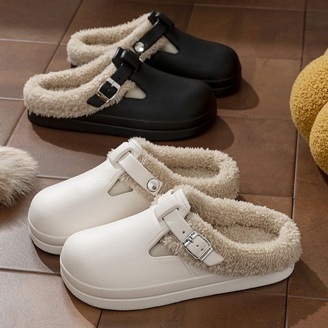 퍼안감 버클 클로그 슬리퍼 DS-1004465