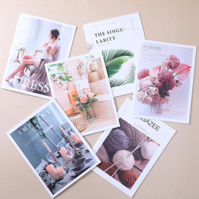 키밍 촬영 소품 홈카페 인테리어 잡지 도구 세트