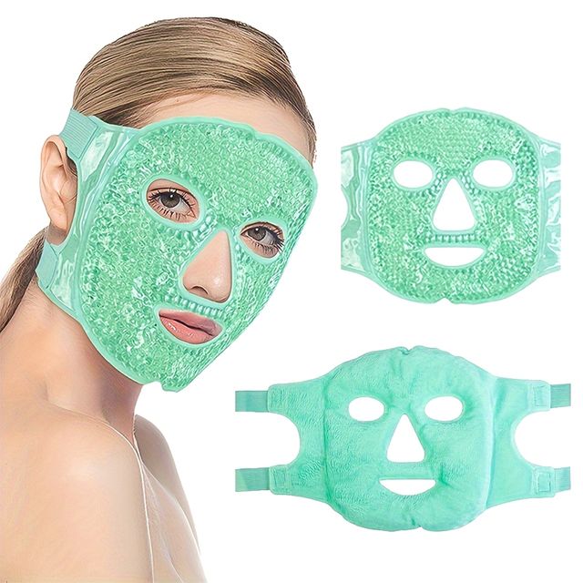 냉온찜질 피부진정 쿨링 온열 마스크팩 안대 2종 3컬러