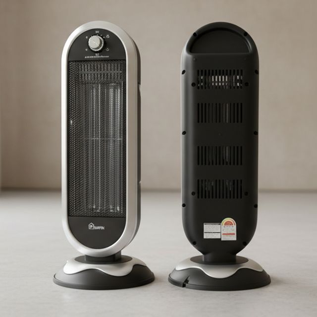 핌핀1014 카본 전기히터 좌우회전 클린난방 3초발열 전기난로 히터