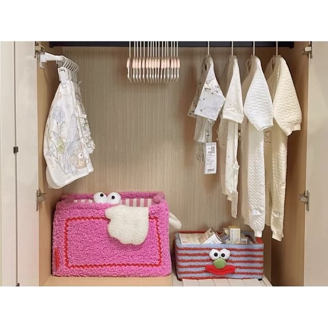 패브릭 바구니 멀티 수납 정리함 귀여운 바스켓 대형