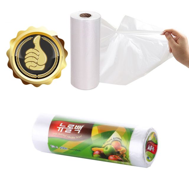 뉴롤백 200매 17x25미니 위생백 비닐봉지 마트비닐