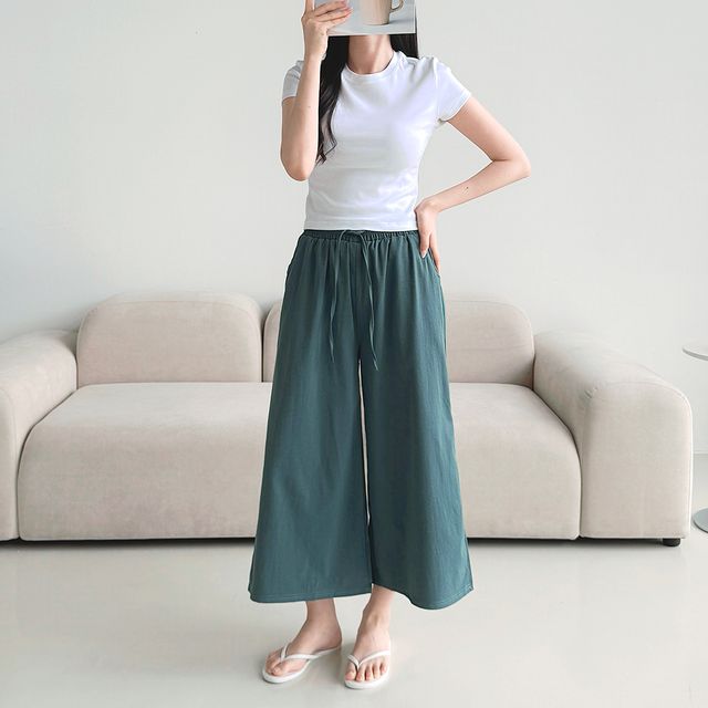 올리얀 빅와이드 아이스 8부 치마바지 SD-250619