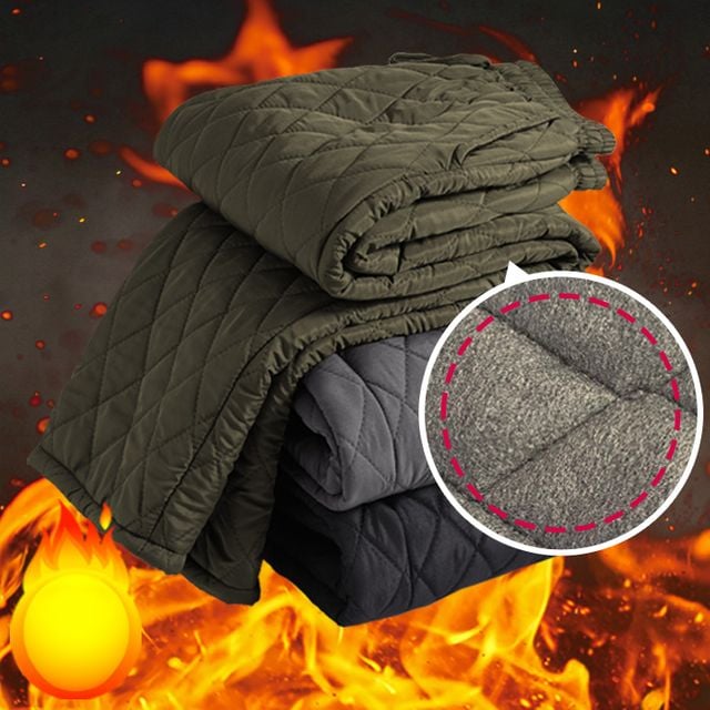 기모 패딩 일자 팬츠 방한 보온 기모 누빔 스키 TK-1005229