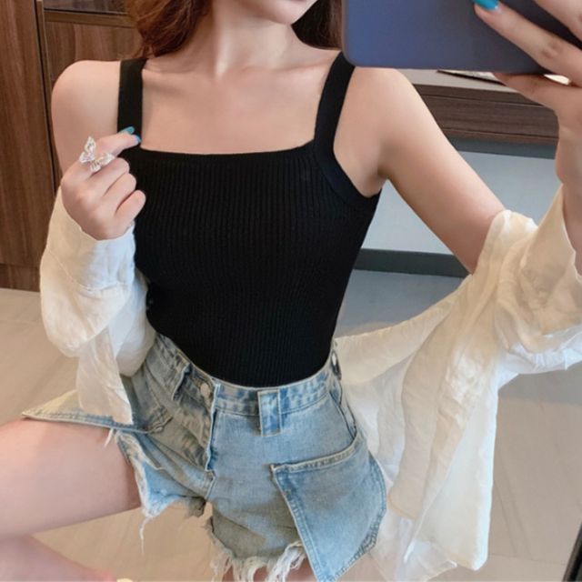 데일리 니트 슬리브리스 이너탑 JSC-d0123 JSC-d0123